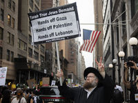 Hundreds gather for a pro-Palestinian protest in New York City, USA, on September 26, 2024, demonstrating against Israeli Prime Minister Ben...