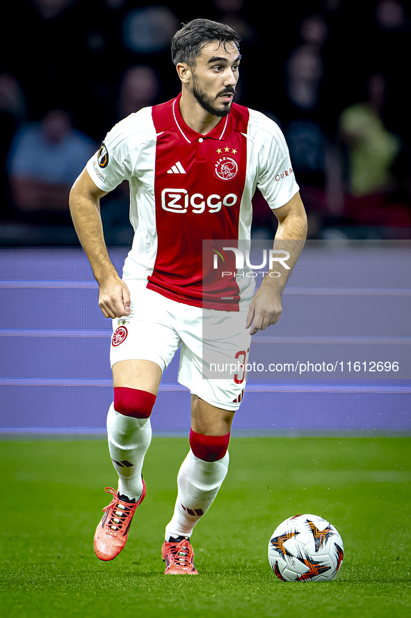 AFC Ajax Amsterdam defender Josip Sutalo during the match Ajax vs. Besiktas at the Johan Cruijff ArenA for the UEFA Europa League - League p...