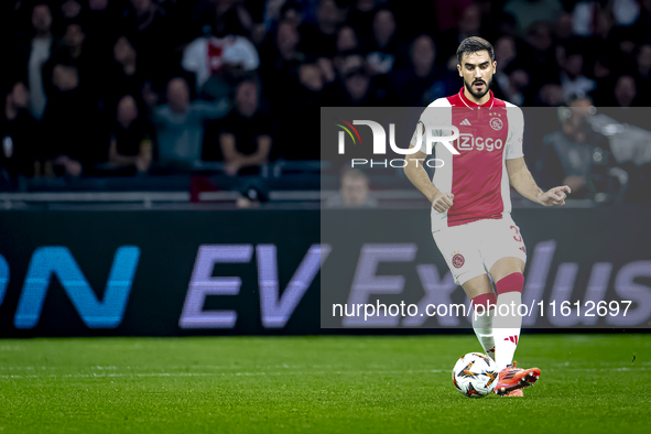 AFC Ajax Amsterdam defender Josip Sutalo during the match Ajax vs. Besiktas at the Johan Cruijff ArenA for the UEFA Europa League - League p...