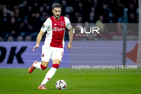 AFC Ajax Amsterdam defender Josip Sutalo during the match Ajax vs. Besiktas at the Johan Cruijff ArenA for the UEFA Europa League - League p...