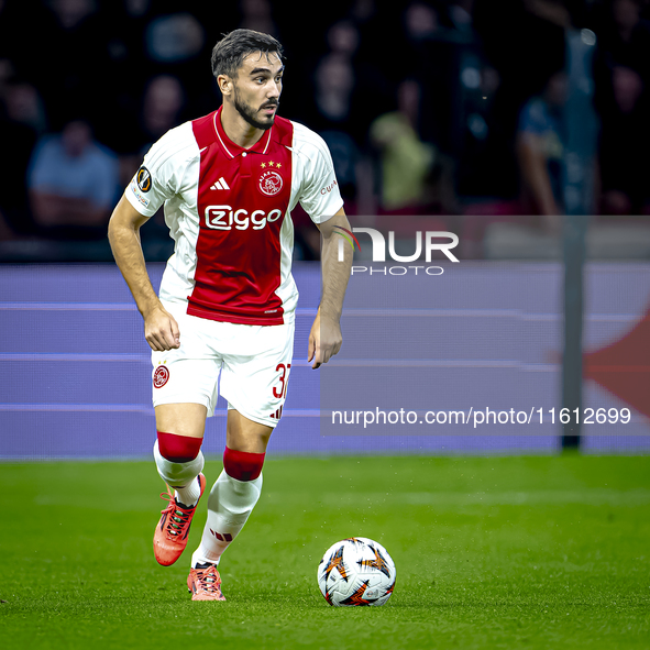 AFC Ajax Amsterdam defender Josip Sutalo during the match Ajax vs. Besiktas at the Johan Cruijff ArenA for the UEFA Europa League - League p...