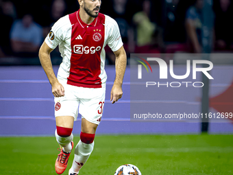 AFC Ajax Amsterdam defender Josip Sutalo during the match Ajax vs. Besiktas at the Johan Cruijff ArenA for the UEFA Europa League - League p...