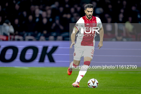 AFC Ajax Amsterdam defender Josip Sutalo during the match Ajax vs. Besiktas at the Johan Cruijff ArenA for the UEFA Europa League - League p...