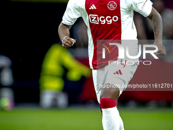 AFC Ajax Amsterdam defender Jorrel Hato during the match between Ajax and Besiktas at the Johan Cruijff ArenA for the UEFA Europa League - L...