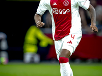 AFC Ajax Amsterdam defender Jorrel Hato during the match between Ajax and Besiktas at the Johan Cruijff ArenA for the UEFA Europa League - L...