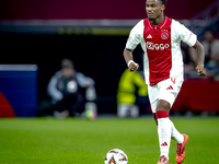 AFC Ajax Amsterdam defender Jorrel Hato during the match between Ajax and Besiktas at the Johan Cruijff ArenA for the UEFA Europa League - L...