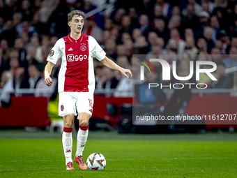 AFC Ajax Amsterdam defender Youri Baas during the match Ajax vs. Besiktas at the Johan Cruijff ArenA for the UEFA Europa League - League pha...