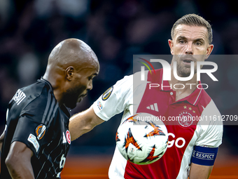 AFC Ajax Amsterdam midfielder Jordan Henderson during the match Ajax vs. Besiktas at the Johan Cruijff ArenA for the UEFA Europa League - Le...