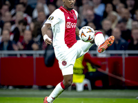 AFC Ajax Amsterdam defender Jorrel Hato during the match between Ajax and Besiktas at the Johan Cruijff ArenA for the UEFA Europa League - L...