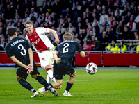 AFC Ajax Amsterdam forward Mika Godts during the match between Ajax and Besiktas at the Johan Cruijff ArenA for the UEFA Europa League - Lea...