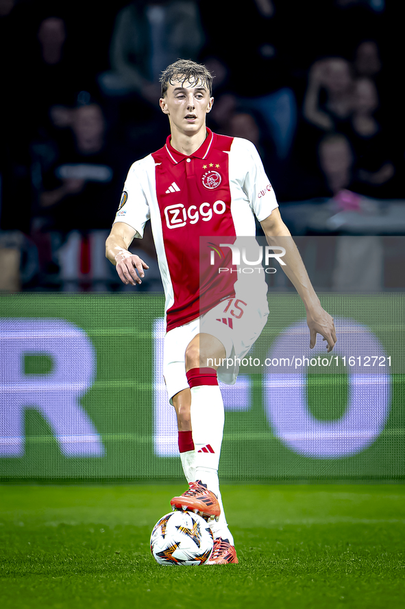 AFC Ajax Amsterdam defender Youri Baas during the match Ajax vs. Besiktas at the Johan Cruijff ArenA for the UEFA Europa League - League pha...