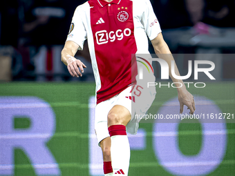 AFC Ajax Amsterdam defender Youri Baas during the match Ajax vs. Besiktas at the Johan Cruijff ArenA for the UEFA Europa League - League pha...