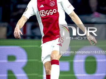 AFC Ajax Amsterdam defender Youri Baas during the match Ajax vs. Besiktas at the Johan Cruijff ArenA for the UEFA Europa League - League pha...