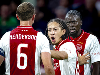 AFC Ajax Amsterdam midfielder Kian Fitz-Jim plays during the match between Ajax and Besiktas at the Johan Cruijff ArenA for the UEFA Europa...