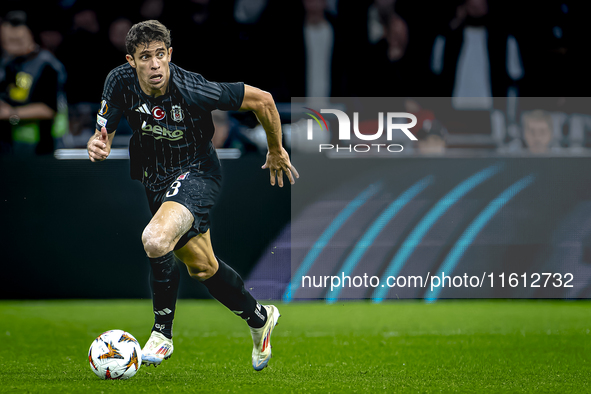 Besiktas JK defender Gabriel during the match between Ajax and Besiktas at the Johan Cruijff ArenA for the UEFA Europa League - League phase...