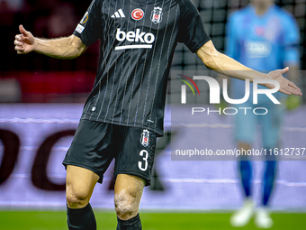 Besiktas JK defender Gabriel during the match between Ajax and Besiktas at the Johan Cruijff ArenA for the UEFA Europa League - League phase...