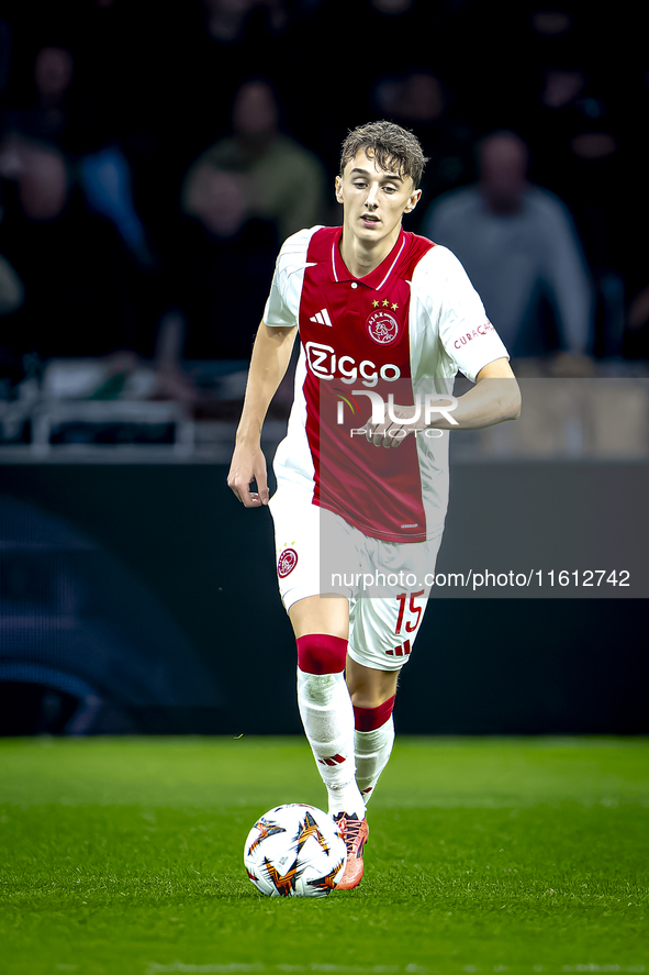 AFC Ajax Amsterdam defender Youri Baas during the match Ajax vs. Besiktas at the Johan Cruijff ArenA for the UEFA Europa League - League pha...