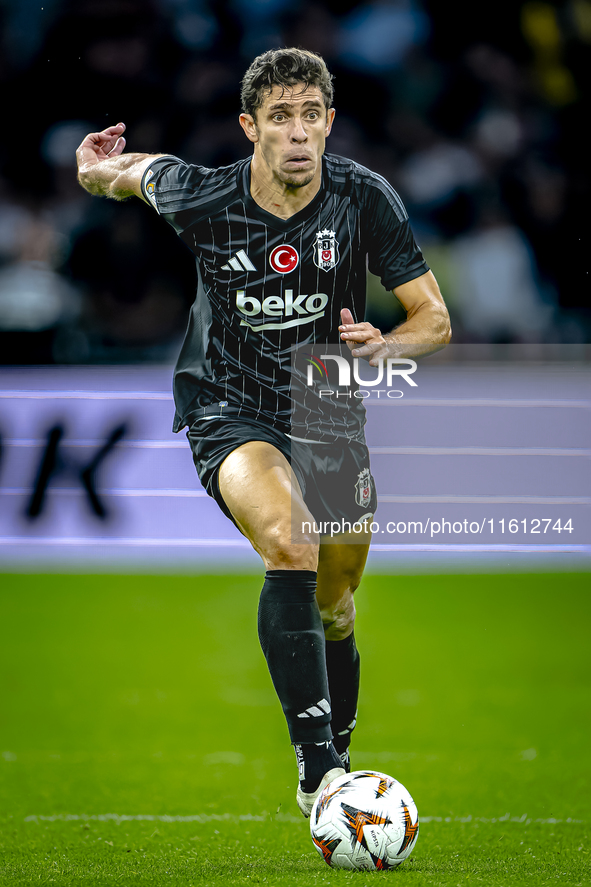 Besiktas JK defender Gabriel during the match between Ajax and Besiktas at the Johan Cruijff ArenA for the UEFA Europa League - League phase...