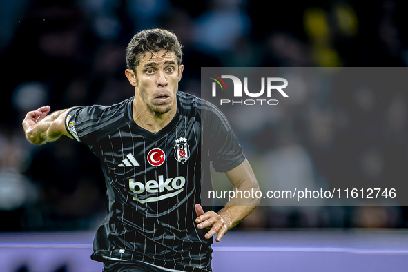 Besiktas JK defender Gabriel during the match between Ajax and Besiktas at the Johan Cruijff ArenA for the UEFA Europa League - League phase...