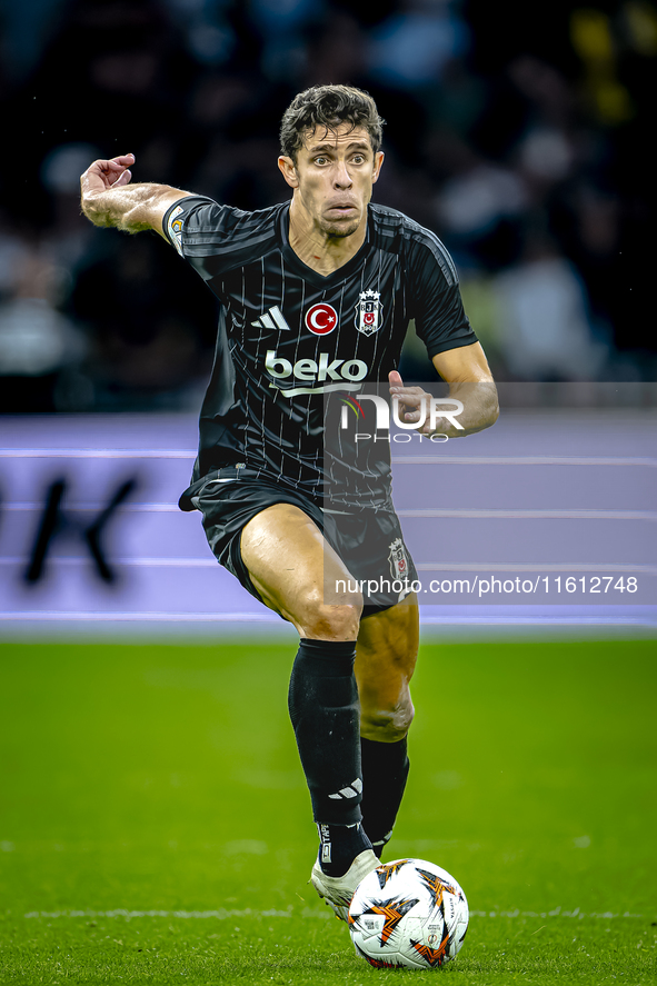 Besiktas JK defender Gabriel during the match between Ajax and Besiktas at the Johan Cruijff ArenA for the UEFA Europa League - League phase...