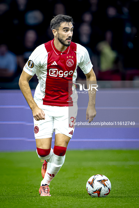 AFC Ajax Amsterdam defender Josip Sutalo during the match Ajax vs. Besiktas at the Johan Cruijff ArenA for the UEFA Europa League - League p...