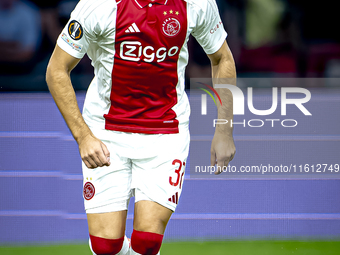 AFC Ajax Amsterdam defender Josip Sutalo during the match Ajax vs. Besiktas at the Johan Cruijff ArenA for the UEFA Europa League - League p...