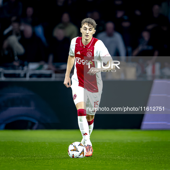 AFC Ajax Amsterdam defender Youri Baas during the match Ajax vs. Besiktas at the Johan Cruijff ArenA for the UEFA Europa League - League pha...