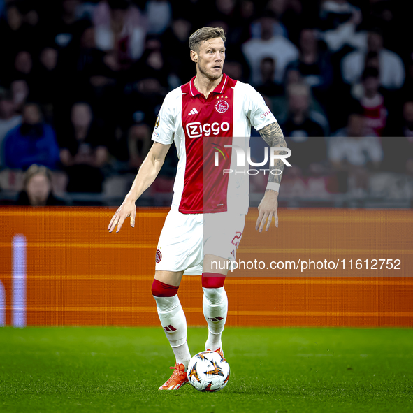 AFC Ajax Amsterdam forward Wout Weghorst during the match between Ajax and Besiktas at the Johan Cruijff ArenA for the UEFA Europa League -...