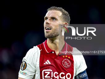 AFC Ajax Amsterdam midfielder Jordan Henderson during the match Ajax vs. Besiktas at the Johan Cruijff ArenA for the UEFA Europa League - Le...