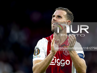 AFC Ajax Amsterdam midfielder Jordan Henderson during the match Ajax vs. Besiktas at the Johan Cruijff ArenA for the UEFA Europa League - Le...