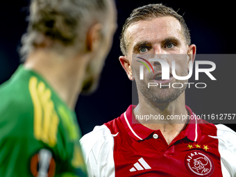 AFC Ajax Amsterdam midfielder Jordan Henderson during the match Ajax vs. Besiktas at the Johan Cruijff ArenA for the UEFA Europa League - Le...