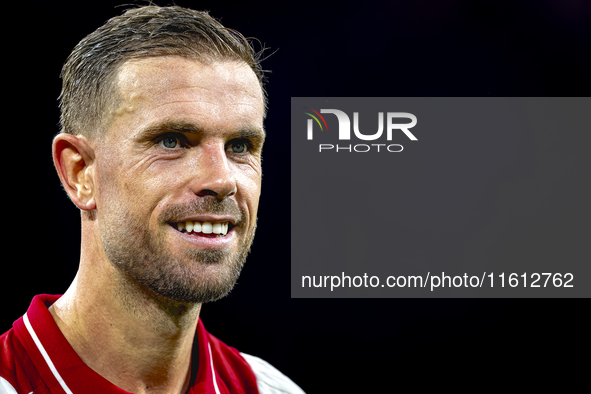 AFC Ajax Amsterdam midfielder Jordan Henderson during the match Ajax vs. Besiktas at the Johan Cruijff ArenA for the UEFA Europa League - Le...