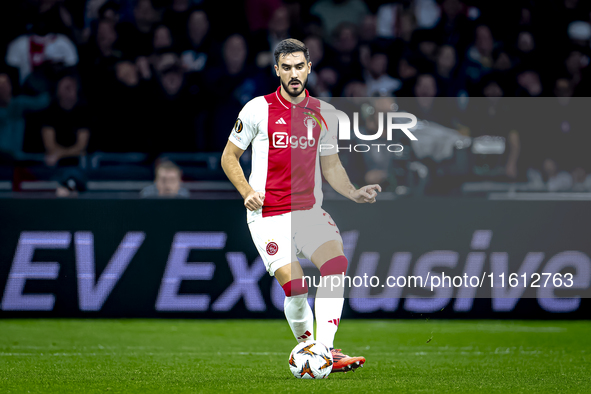 AFC Ajax Amsterdam defender Josip Sutalo during the match Ajax vs. Besiktas at the Johan Cruijff ArenA for the UEFA Europa League - League p...