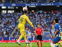 Alex Baena of Villarreal during the La Liga EA SPORTS match against Espanyol at Stage Front Stadium in Villarreal, Spain, on September 26, 2...