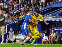 Sergi Cardona of Villarreal during the La Liga EA SPORTS match against Espanyol at Stage Front Stadium in Villarreal, Spain, on September 26...