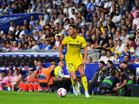 Sergi Cardona of Villarreal during the La Liga EA SPORTS match against Espanyol at Stage Front Stadium in Villarreal, Spain, on September 26...