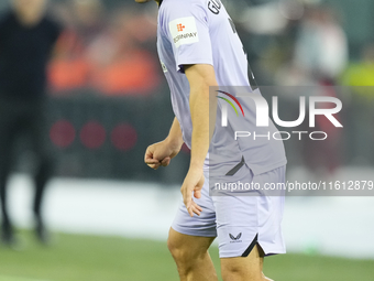 Andoni Gorosabel right-back of Athletic Club and Spain during the UEFA Europa League 2024/25 League Phase MD1 match between AS Roma and Athl...