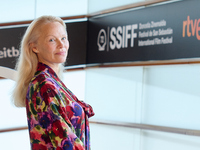 Pamela Anderson attends the photocall for ''The Last Showgirl'' during the 72nd San Sebastian International Film Festival in San Sebastian,...