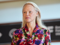 Pamela Anderson attends the photocall for ''The Last Showgirl'' during the 72nd San Sebastian International Film Festival in San Sebastian,...