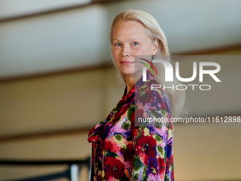 Pamela Anderson attends the photocall for ''The Last Showgirl'' during the 72nd San Sebastian International Film Festival in San Sebastian,...