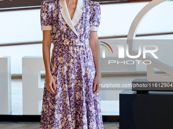 Gia Coppola attends the photocall for ''The Last Showgirl'' during the 72nd San Sebastian International Film Festival in San Sebastian, Spai...