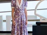 Gia Coppola attends the photocall for ''The Last Showgirl'' during the 72nd San Sebastian International Film Festival in San Sebastian, Spai...