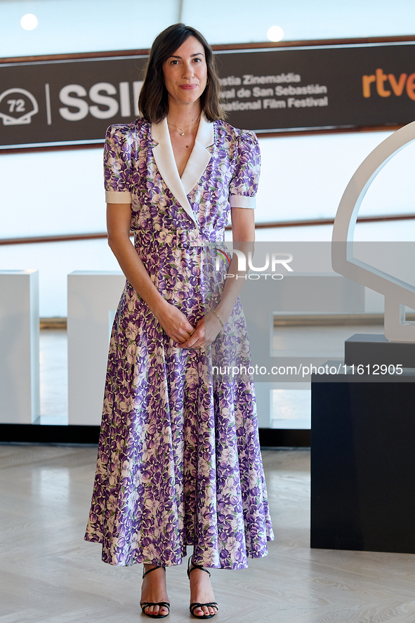 Gia Coppola attends the photocall for ''The Last Showgirl'' during the 72nd San Sebastian International Film Festival in San Sebastian, Spai...