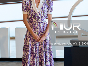 Gia Coppola attends the photocall for ''The Last Showgirl'' during the 72nd San Sebastian International Film Festival in San Sebastian, Spai...