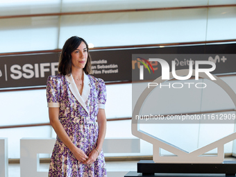 Gia Coppola attends the photocall for ''The Last Showgirl'' during the 72nd San Sebastian International Film Festival in San Sebastian, Spai...