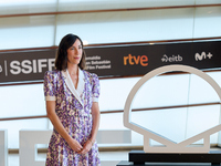 Gia Coppola attends the photocall for ''The Last Showgirl'' during the 72nd San Sebastian International Film Festival in San Sebastian, Spai...