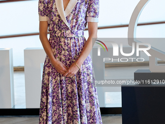 Gia Coppola attends the photocall for ''The Last Showgirl'' during the 72nd San Sebastian International Film Festival in San Sebastian, Spai...