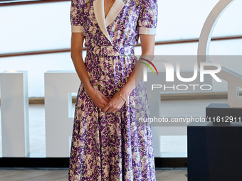 Gia Coppola attends the photocall for ''The Last Showgirl'' during the 72nd San Sebastian International Film Festival in San Sebastian, Spai...