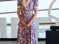 Gia Coppola attends the photocall for ''The Last Showgirl'' during the 72nd San Sebastian International Film Festival in San Sebastian, Spai...