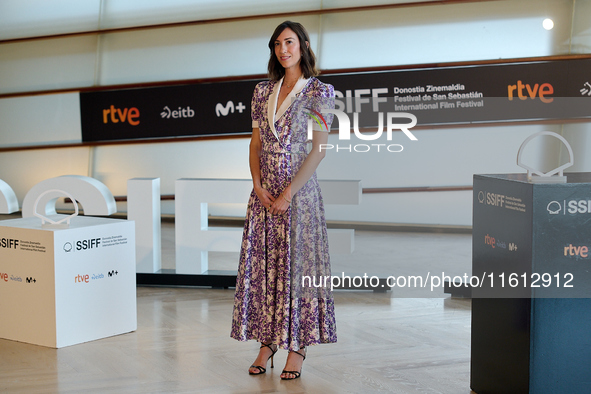 Gia Coppola attends the photocall for ''The Last Showgirl'' during the 72nd San Sebastian International Film Festival in San Sebastian, Spai...